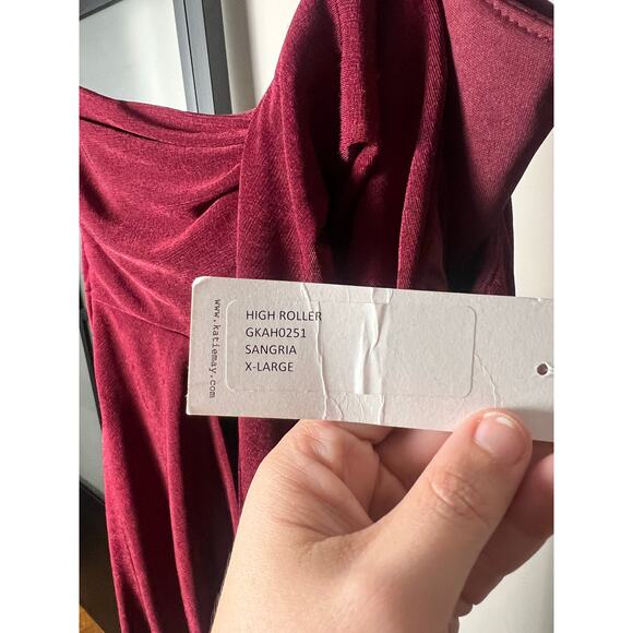 NWT Katie May High Roller One-Shoulder Body-Con Cocktail Dress Size XL - Picture 8 of 12